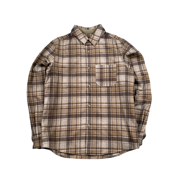 APC Checked Buttoned Flannel Shirt - Small