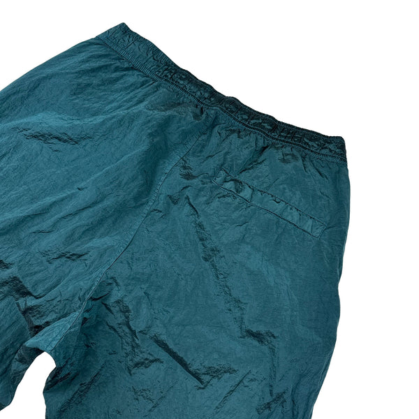 Stone Island 2023 Turquoise Nylon Metal Econyl Trousers - Medium