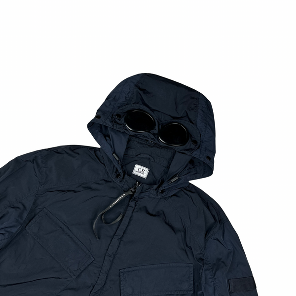 CP Company Navy Chrome Goggle Jacket - Medium