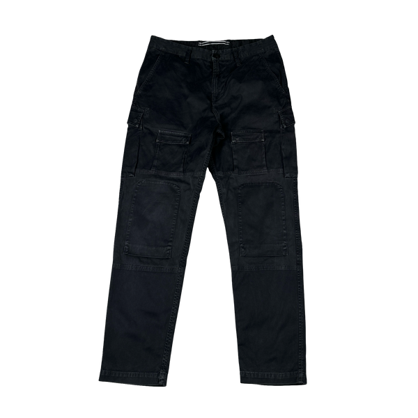 Stone Island 2022 Black RE-T Fit Cargos - 30"