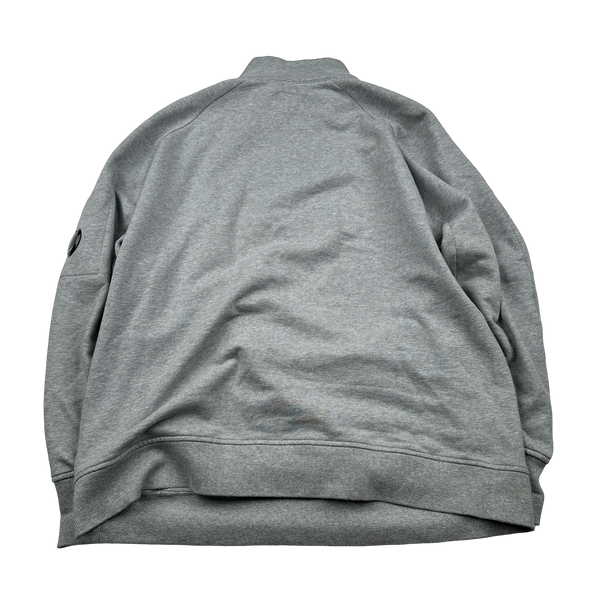 CP Company Grey Quarter Zip Lens Viewer Pullover - XXL