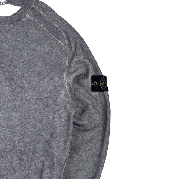 Stone Island 2020 Grey Dust Treatment Crewneck - XL