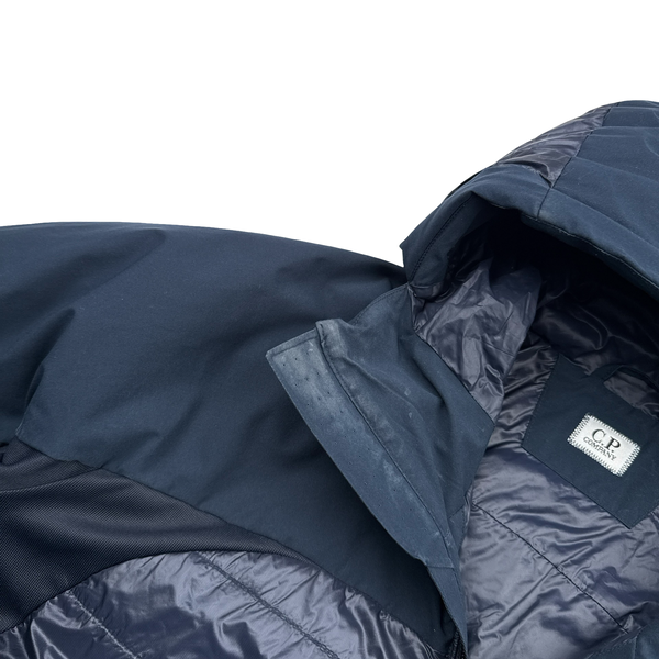 CP Company Navy Padded Pro Tek Lens View Jacket - XL