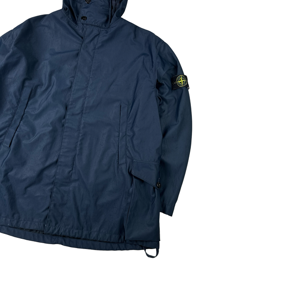 Stone Island 1998 Nylam Hooded Dutch Rope Winter Jacket - Large