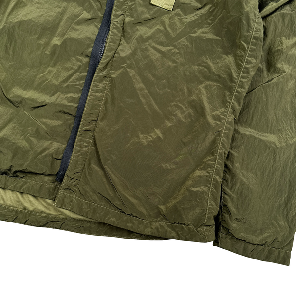 Stone Island 2017 Green Nylon Metal Shimmer Overshirt - Medium