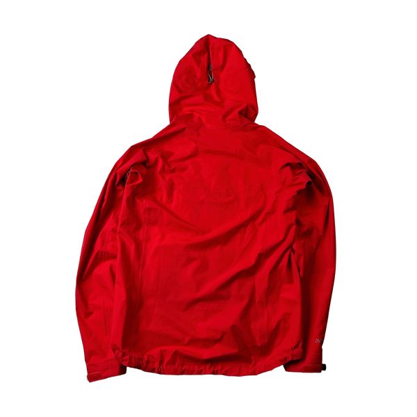 RAB Red Waterproof Zipped Windbreaker Waterproof Jacket - Medium
