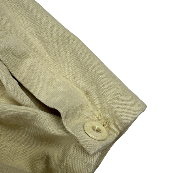 Stone Island 1998 Vintage Butter Yellow Cotton Overshirt - Medium