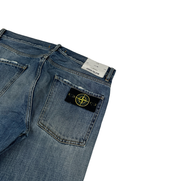 Stone Island 2011 RE Light Wash Denim Jeans - 32"
