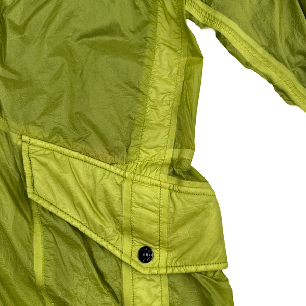 Stone Island  Hyperlight Yellow Lightweight Hooded Parka Jacket - XXL