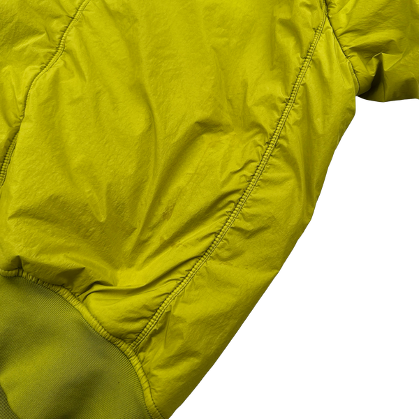 Stone Island 2017 Yellow Garment Dyed Crinkle Reps Jacket - Medium