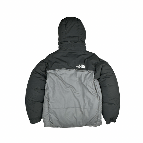 North Face Grey Summit Series Down Hooded Puffer Jacket - Small