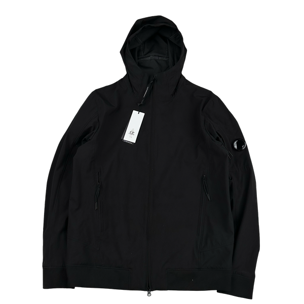 CP Company Black Fleece Lined Soft Shell Jacket - XXL