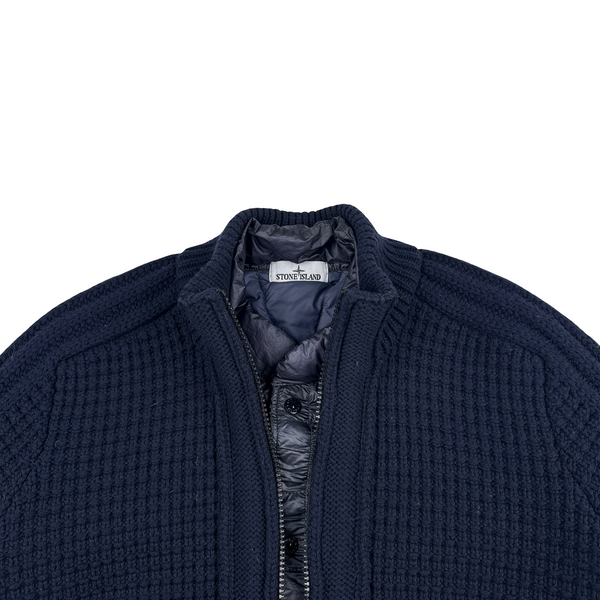 Stone Island 2023 Pure Wool President Knit Dutch Rope Lined Jumper - Large