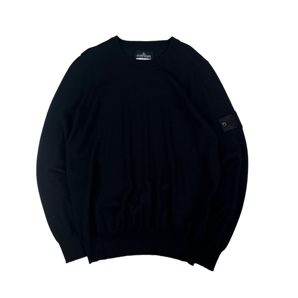 Stone Island 2015 Black Knitted Shadow Project Jumper - Large