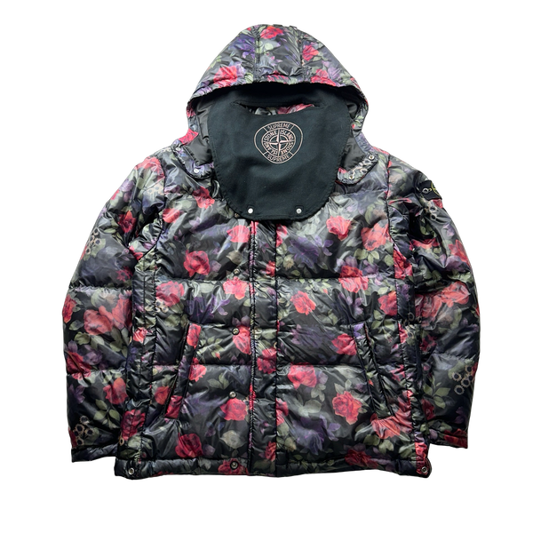 Stone Island Floral Lamy Cover Stampato Puffer Jacket - Medium
