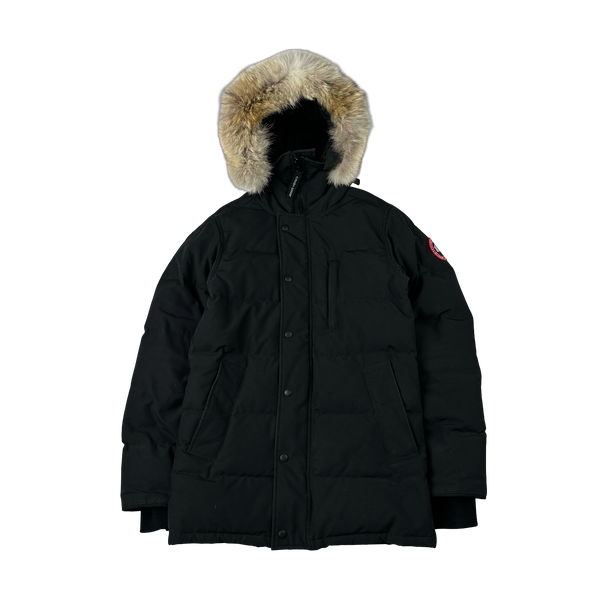 Canada Goose Black Premium Down Carson Coyote Fur Parka Jacket - XS