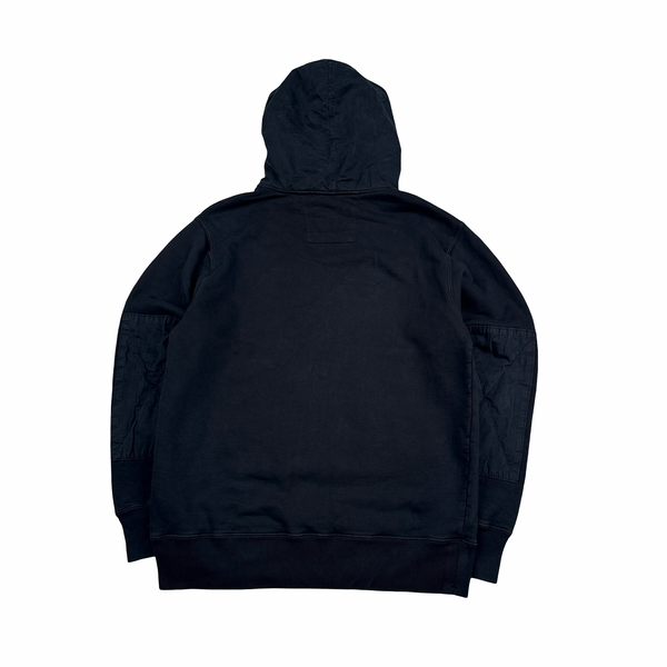 CP Company x Palace Black Spellout Goggle Hoodie - Medium