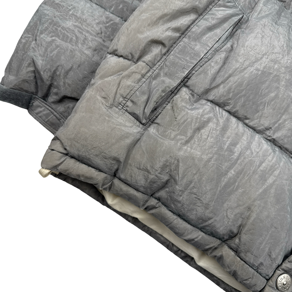 Stone Island 1999 Grey Vintage Pure Metal Jacket - Large