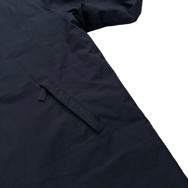 Prada Navy Nylon Red Label Long Jacket - XL