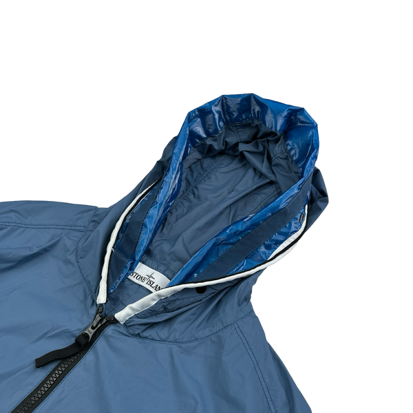 Stone Island 2022 Blue Nylon Skin Touch TC Jacket - Large