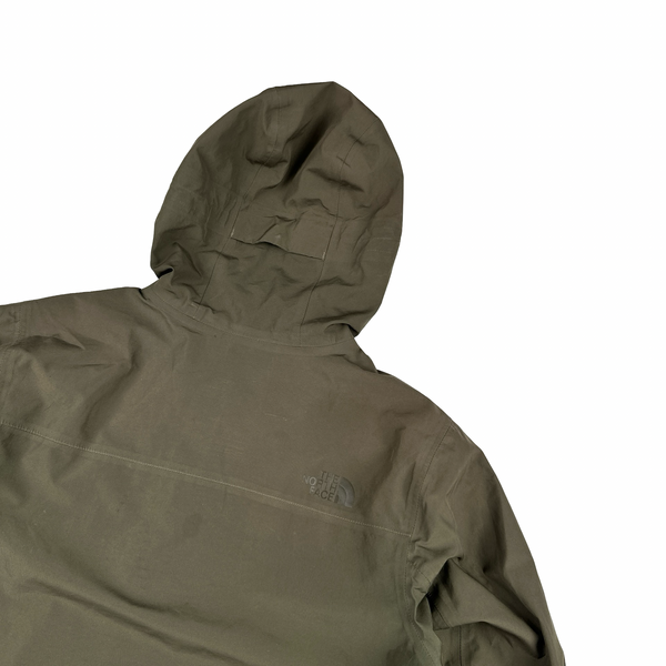 North Face Khaki Futurelight Lightweight Rain Jacket - Small