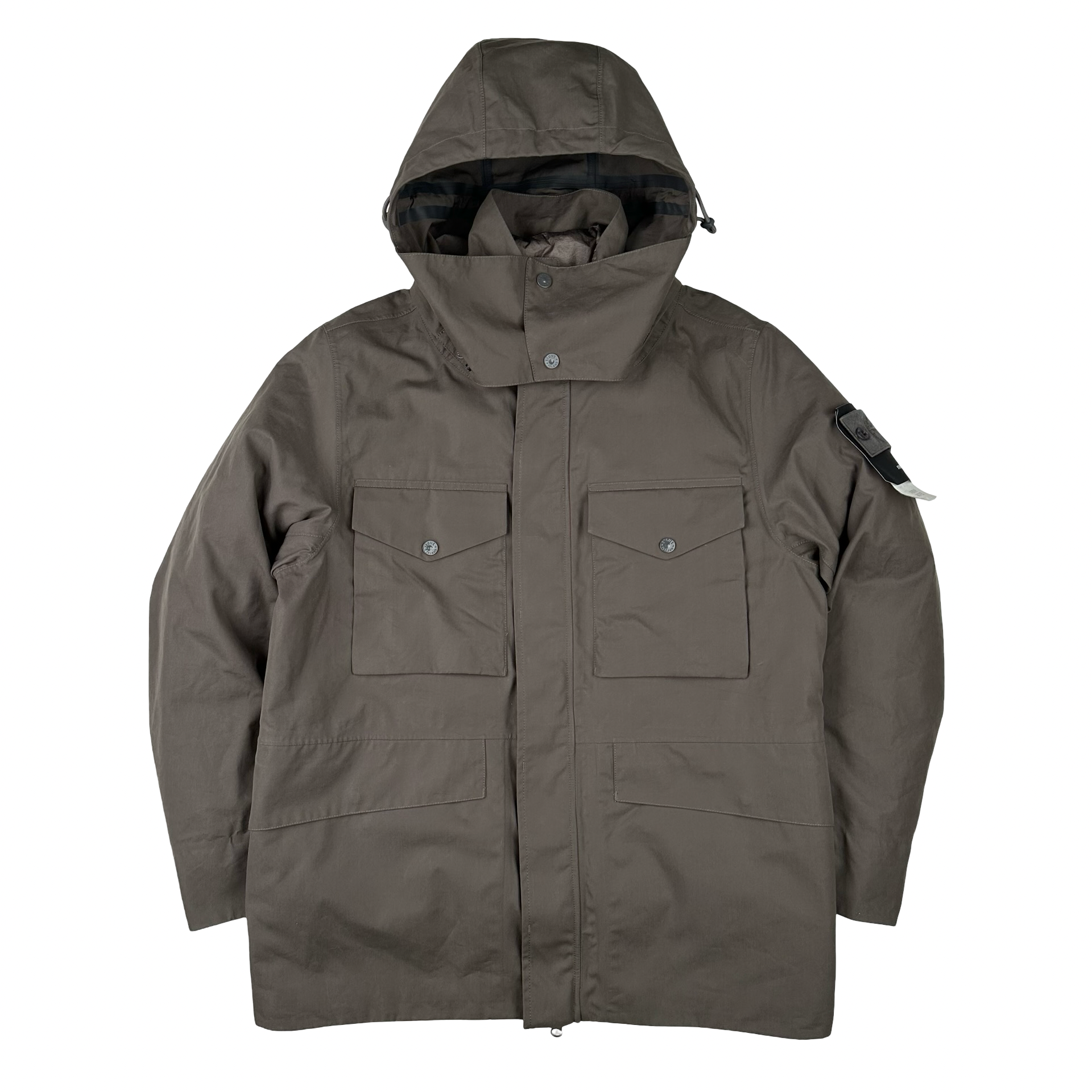 Stone Island 2022 O-Ventile Grey Ghost Piece Down Dutch Rope