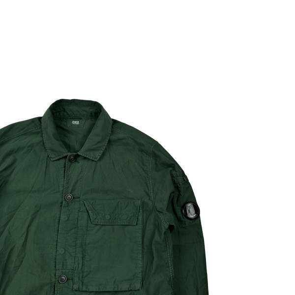CP Company Green Cotton Overshirt - Small