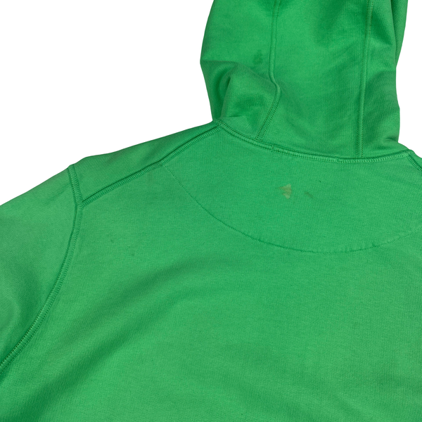 Stone Island 2022 Green Cotton Zipped Hoodie - Medium