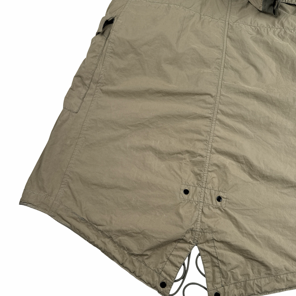 Stone Island Oil David TC Fishtail Lightweight Parka Jacket - XL
