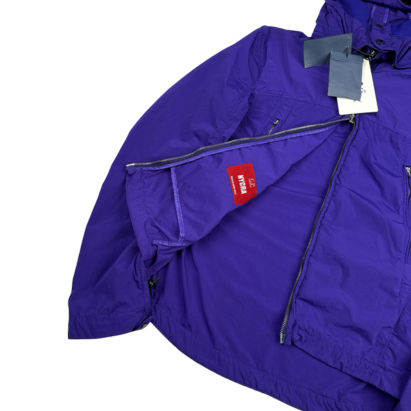CP Company Purple Giubbino Sfoderato Nycra Goggle Jacket - Medium