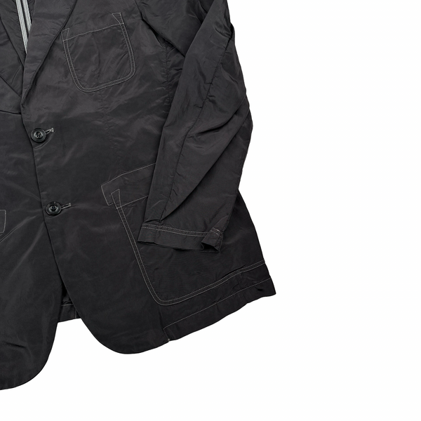 CP Company Charcoal Grey Nylon Blazer - Large