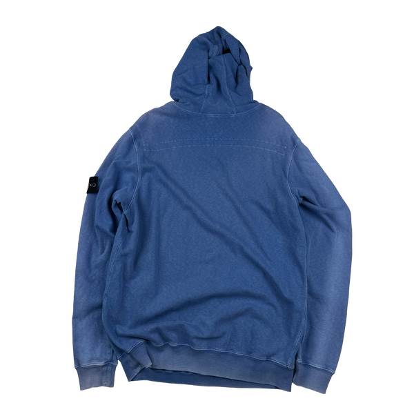 Stone Island 2019 Blue Pullover Hoodie - XL