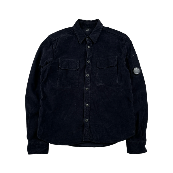 CP Company Dark Navy Corduroy Shirt - Small
