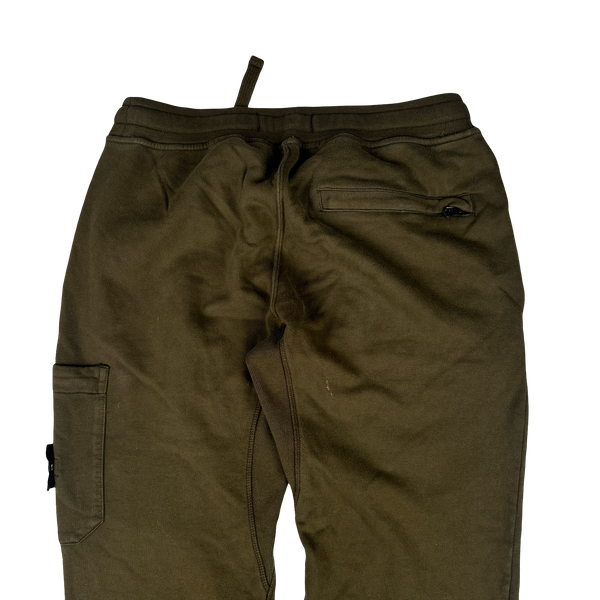 Stone Island 2018 Brown Cotton Joggers - Small