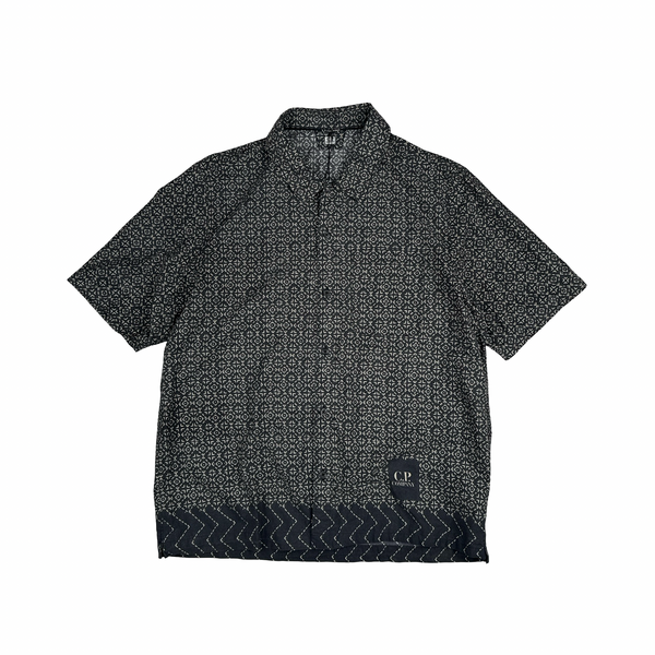 CP Company Patterned Short Sleeved Shirt - XL