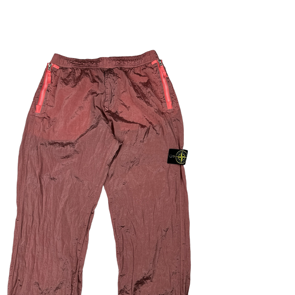 Stone Island 2023 Pink Nylon Metal Econyl Trousers - 30"