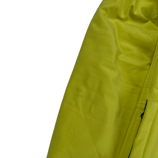 Stone Island Yellow Fleece Lined Soft Shell Jacket - Large