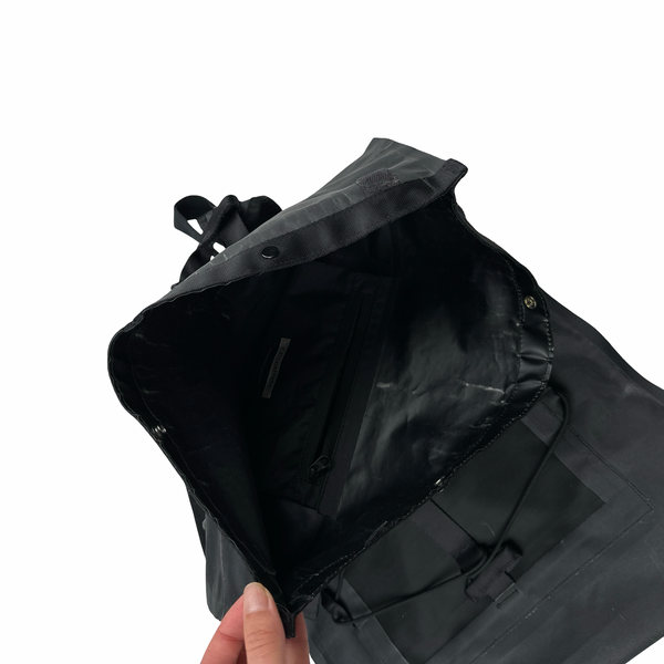 CP Company Black Nylon Resin Metropolis Dry Bag