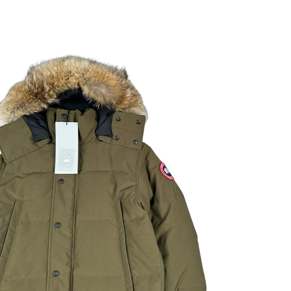 Canada Goose Khaki Wyndham Parka Jacket - Small