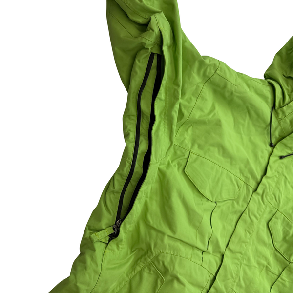 North Face Green HyVent Waterproof Jacket - Large