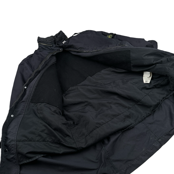Stone Island 2008 Black David TC Lined Parka Jacket - XL