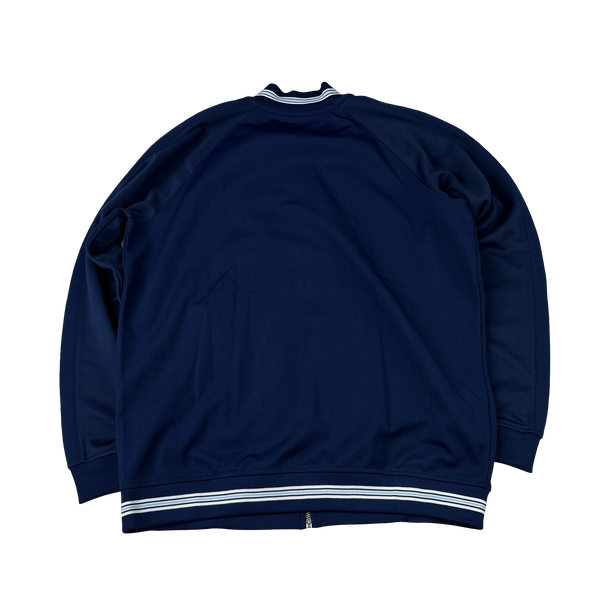 Fred Perry Blue Zipped Tracksuit Jacket - Large
