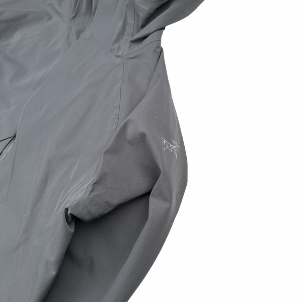 Arcteryx Gore Tex Grey Spellout Jacket - Medium
