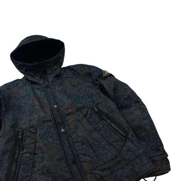 Stone Island Raso Gommato 2013 Camo Print OVD Jacket - Small