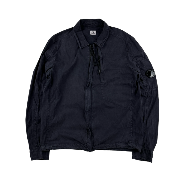CP Company 50 Fili Navy Overshirt - Medium