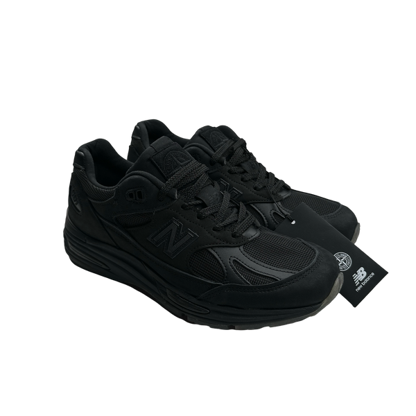 Stone Island x New Balance Black Ghost 991 Trainers - UK 7.5
