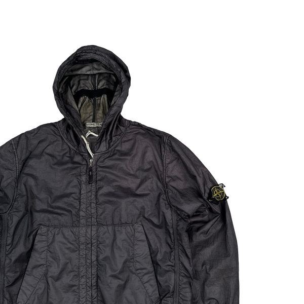 Stone Island 2008 Charcoal Hyper Light Mesh Badge Jacket - XL