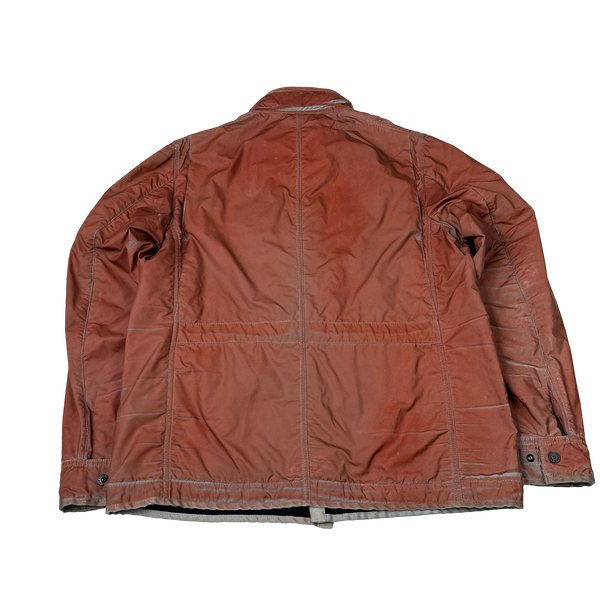 Stone Island 2012 Red Liquid Reflective Field Jacket - XL