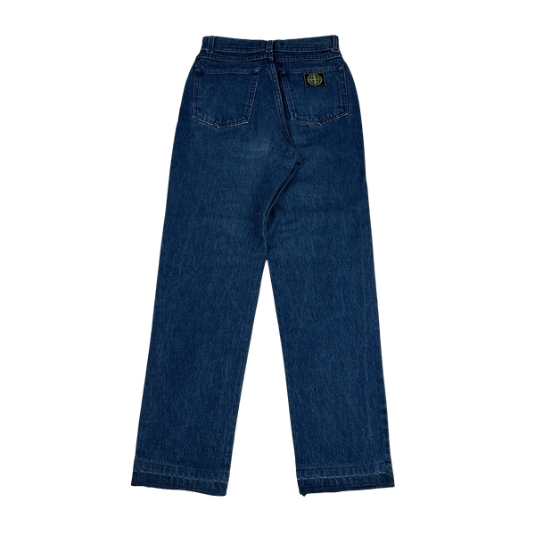Stone Island 90's Vintage Green Edge Denim Jeans - 24"