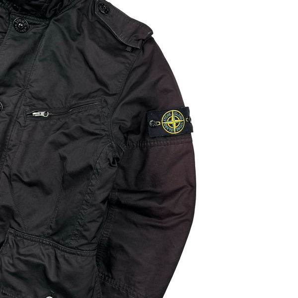 Stone Island Washed Black 2009 David TC Field Jacket - Medium